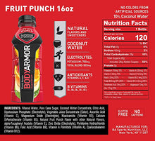 Last inn bildet i Galleri-visningsprogrammet, BODYARMOR Sportsdrikk  Fruit Punch 355ml-473ml
