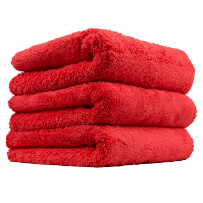 Chemical Guys Happy Ending Red Microfiber Towel 3-pack