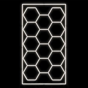 Hexagon LED lys sett Bestillingsvare