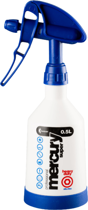 Kwazar Mercury Pro + Super HD Sprayflaske Alkaline 0,5-1 Liter
