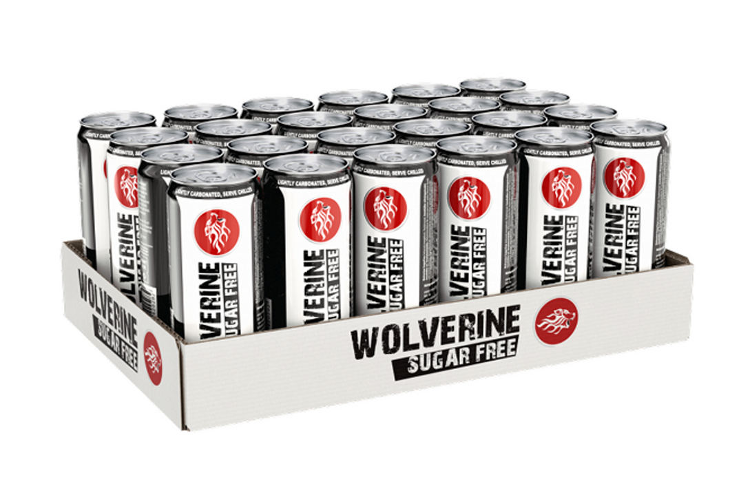 Wolverine Energy Drink Sukkerfri - 24x 500ml 349 + pant