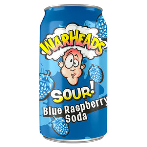 Sour Blue Raspberry Soda 355 ml